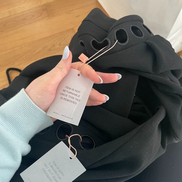 Cult Gaia Capri Maxi Dress Black Off-the-shoulder Cut-out Detachable Long Sleeve - Picture 3 of 14